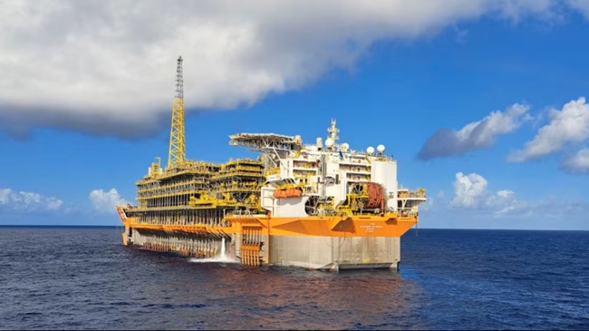 The FPSO Alexandre de Gusmão, the fourth and final production unit at the Mero oil field, brings total installed capacity to 770,000 barrels per day.
