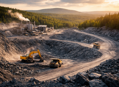 Representative image of a graphite mining operation, illustrating why Nouveau Monde Graphite’s US$297 million financing package could be a pivotal step in advancing the Matawinie mine toward final investment decision.