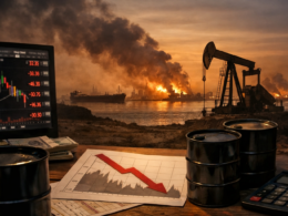 Representative image of oil market volatility as Brent crude and United States West Texas Intermediate posted their steepest weekly losses in years amid United States-Iran ceasefire uncertainty, Strait of Hormuz shipping risks, and Gulf energy infrastructure disruption.
