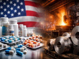 Representative image of pharmaceutical imports and steel production as President Donald Trump expands the United States trade agenda with new pharma tariffs and revised metal duties.