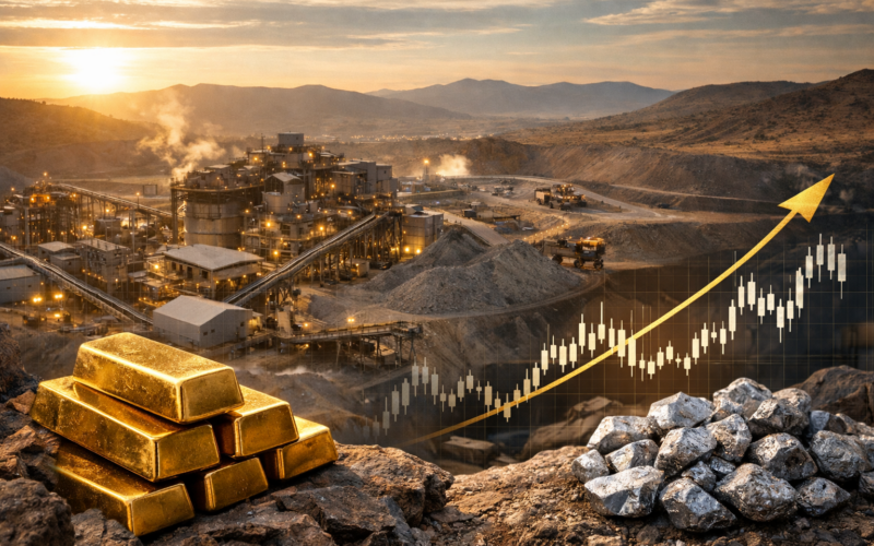 Representative image of a large precious metals mining operation, illustrating the Fresnillo plc share price surge as investors weigh whether the FTSE 100 miner’s 2026 guidance cut is a temporary pause in the silver and gold bull run.