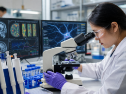 Representative image of neuroscience drug research as Eli Lilly and Company moves to acquire Centessa Pharmaceuticals plc in a $7.8 billion orexin science deal, intensifying the race to develop next-generation sleep and wakefulness therapies.