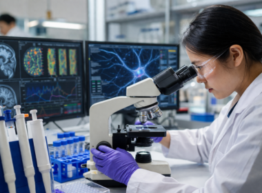 Representative image of neuroscience drug research as Eli Lilly and Company moves to acquire Centessa Pharmaceuticals plc in a $7.8 billion orexin science deal, intensifying the race to develop next-generation sleep and wakefulness therapies.