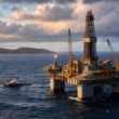 Representative image of an offshore oil platform in the Falkland Islands region, illustrating how Rockhopper Exploration plc’s Sea Lion reserves upgrade is reshaping the Sea Lion oil project investment story.