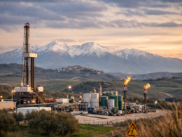 Representative image of an onshore gas development site in Italy, illustrating the Colle Santo gas field story as Beacon Energy (AIM: BCE) relaunches with an Italian gas asset, regulatory momentum, and a potential Final Investment Decision in sight.