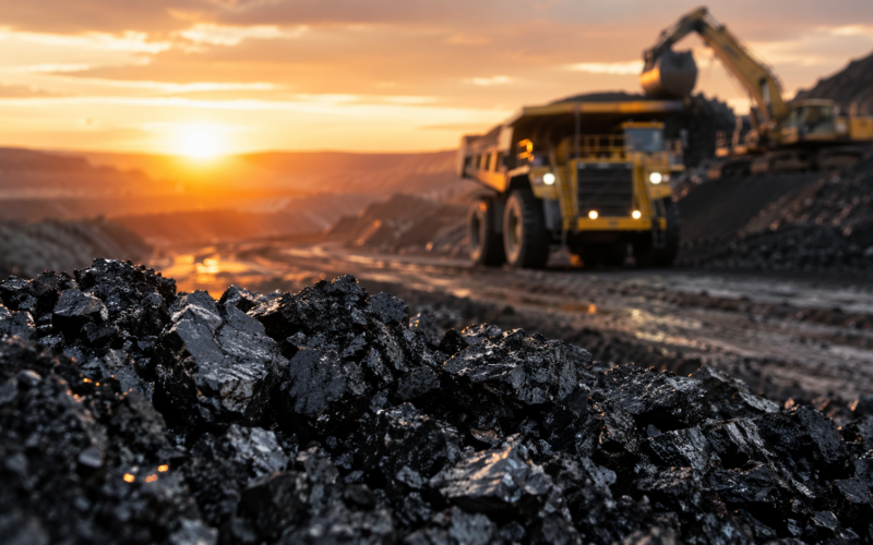 Representative image of an open-pit coal mining operation used to illustrate Whitehaven Coal’s US$600 million refinancing facility and the broader ASX: WHC balance-sheet reset story.