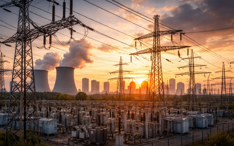 Representative image of power grid infrastructure and nuclear generation, illustrating why Public Service Enterprise Group (NYSE: PEG) is drawing investor attention ahead of its May 5 earnings update.