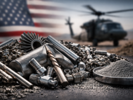 Representative image of recycled defense metal scrap and additive manufacturing powder, illustrating how 6K Additive (ASX: 6KA) is positioning itself in the US military critical minerals supply chain.