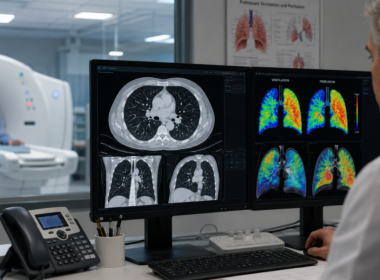 Representative image of advanced CT-based lung imaging technology, highlighting how 4DMedical’s contrast-free CT:VQ platform is drawing investor attention as ASX-listed 4DX scales hospital adoption, Medicare reimbursement, and clinical partnerships.