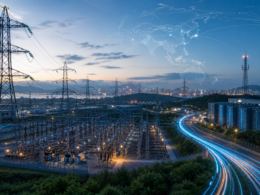 Representative image: High-voltage power grids, data centres and digital network links illustrate Asian Development Bank’s $70 billion Asia-Pacific infrastructure plan to expand clean energy transmission, broadband access and AI-ready connectivity across the region.