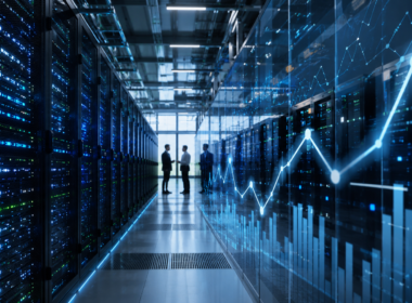 Representative image of AI data center infrastructure and server capacity expansion, reflecting Dell Technologies’ record revenue surge, booming AI-optimized server demand, and investor enthusiasm around the company’s role in the global artificial intelligence hardware build-out.