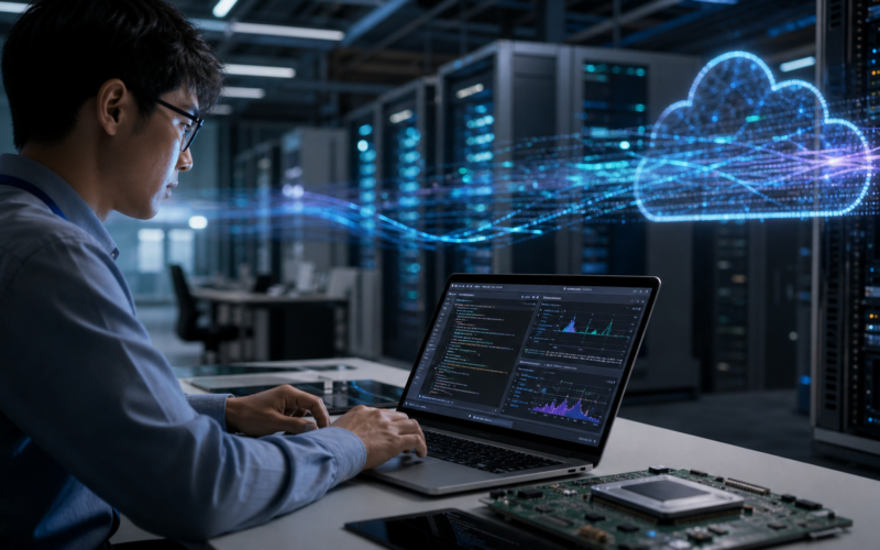 Representative image of cloud developers analysing AI workload performance on Arm-based infrastructure as Arm Performix pushes Arm Holdings deeper into the software optimisation stack.
