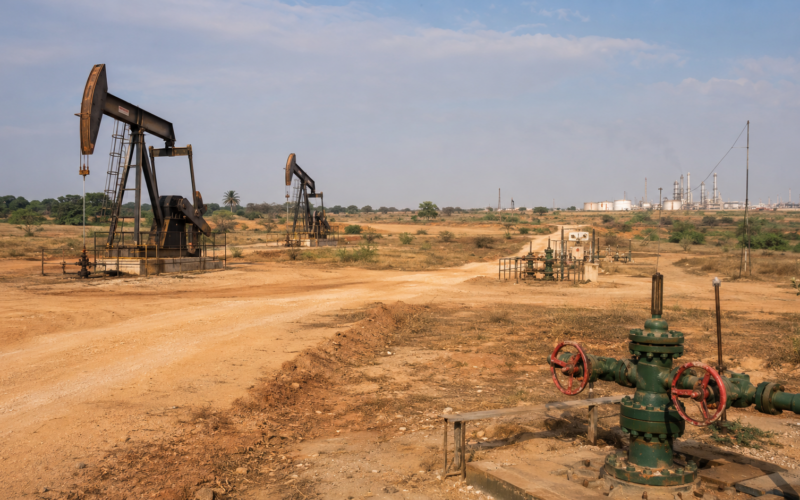 Representative image: Afentra plc’s KON4 licence award in Angola highlights the growing investor focus on onshore Kwanza basin oil redevelopment, Quenguela Norte field reactivation, and African upstream energy opportunities.