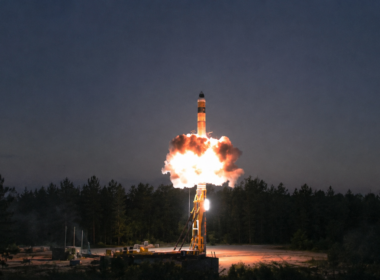 Representative image: A missile launch at dusk highlights India’s advancing strategic weapons capability, as the latest Agni MIRV test draws attention to the country’s long-range deterrence ambitions and evolving defence technology roadmap.