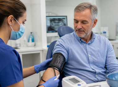 Representative image: Blood pressure screening in dental offices could help CareQuest Innovation Partners and PDS Health turn routine dental visits into early cardiovascular risk checkpoints.