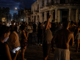 Representative image: Cuba’s partial power grid collapse has intensified blackout pressure across Havana and eastern provinces, with residents gathering in darkened streets as fuel shortages deepen the island’s electricity crisis and trigger fresh protests.