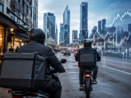 Representative image: Food delivery riders move through a major city as Uber Technologies’ Delivery Hero takeover approach intensifies the global platform consolidation race.