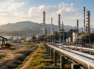 Representative image: Oil refinery, pipeline and energy infrastructure imagery reflecting Ecopetrol’s Q1 2026 results, where stronger refining margins, gas strategy and Brazil expansion plans shape the outlook for NYSE: EC.