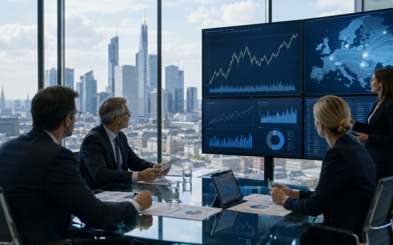 Representative image showing European capital markets analysis and cross-border investment flows, as the European Union’s supervision deal raises hopes for deeper financial integration.