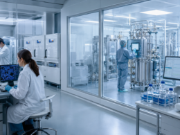 Representative image: Scientists work inside a modern iPSC research and biomanufacturing facility, illustrating how Fujifilm Cellular Dynamics’ Madison expansion could support scalable stem cell manufacturing, new approach methods and future cell therapy development.