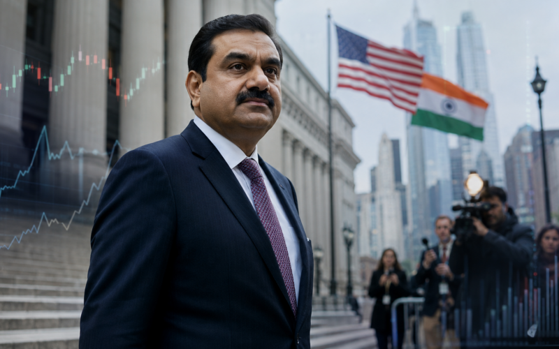 Representative image: Gautam Adani’s reported United States legal breakthrough has eased pressure on Adani Group stocks, as investors assess the potential end of the criminal fraud case and the wider impact on India’s infrastructure and capital markets.