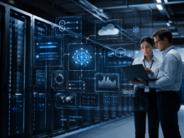 Representative image of an enterprise data centre and cloud operations environment, illustrating IBM’s Red Hat AI Inference and OpenShift Virtualization push as companies move from AI pilots to production-scale hybrid cloud infrastructure.