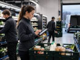 Representative image of grocery ecommerce fulfilment and last-mile delivery operations, reflecting how the Ocado Group plc and Asda partnership could reshape online grocery technology in the United Kingdom.