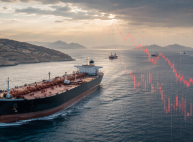 Representative image showing global crude oil shipping and market volatility, as ceasefire hopes pressure oil prices but Strait of Hormuz energy security risks remain unresolved.