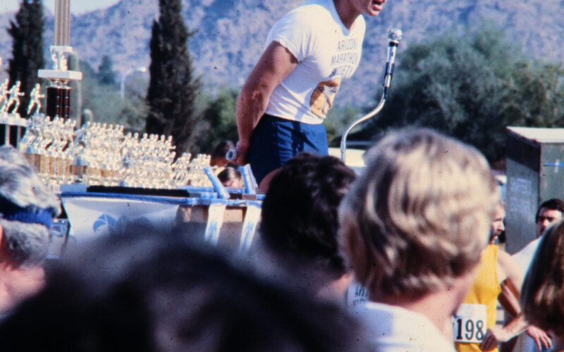 Founder Dr. Art Mollen at the third annual Phoenix 10K event, underscoring why Life Time’s acquisition of the 51-year-old Arizona race may be more strategic than it first looks.