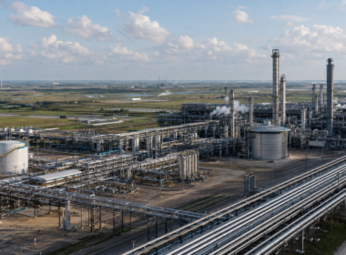 Representative image of a large natural gas liquids processing and pipeline facility, reflecting Pembina Pipeline Corporation’s sanctioned Heartland Extraction Plant in Alberta’s Industrial Heartland and its expanded long-term ethane supply agreement with Dow.