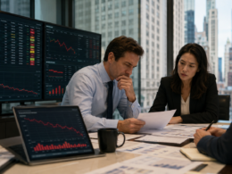 Representative image showing credit market risk analysis, as rising unrealised losses at United States private credit lenders raise fresh concerns over BDC valuations and borrower stress.