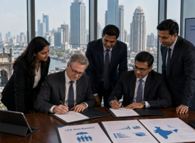 Representative image: Prudential’s $365 million Bharti Life deal highlights how global insurers are chasing India’s underpenetrated life insurance market, where rising financial awareness, digital distribution and local partnerships are reshaping long-term growth opportunities.