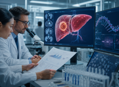Representative image of RNA-based liver cancer research as Rznomics Inc. advances RZ-001 for hepatocellular carcinoma after receiving U.S. FDA RMAT designation, highlighting the growing role of RNA editing therapies in oncology.