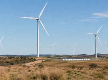 Representative image: A large onshore wind farm landscape reflects RWE’s Theodore Wind Farm project in Central Queensland, where a 1.1GW renewable energy development backed by Australia’s Capacity Investment Scheme could help power about 500,000 Queensland homes.