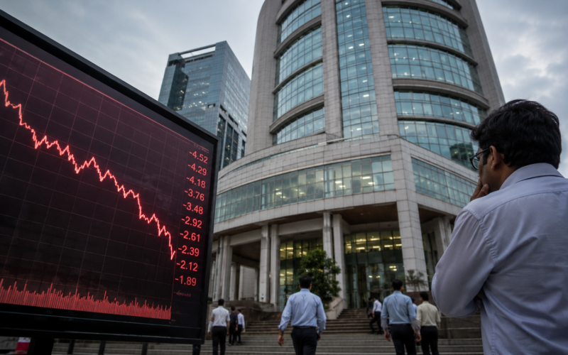 Representative image: State Bank of India’s Q4 FY26 selloff has put SBIN margin pressure, dividend timing, and FY27 banking outlook back in focus for retail investors.