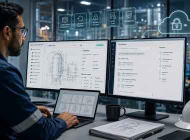 Representative image: Synergis Software’s Adept Cloud launch highlights the growing shift toward cloud-native engineering document management, AI-assisted document control, and secure revision tracking across asset-intensive industries such as manufacturing, utilities, oil and gas, chemicals, pharmaceuticals, and mining.