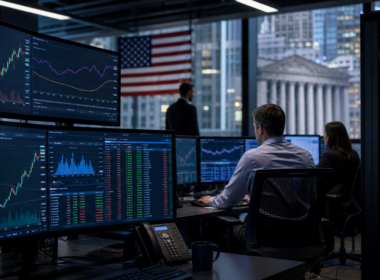 Representative image of a regulated U.S. crypto derivatives trading infrastructure environment, reflecting Payward’s Bitnomial acquisition and its push to expand CFTC-regulated products across Kraken, NinjaTrader and Payward Services.