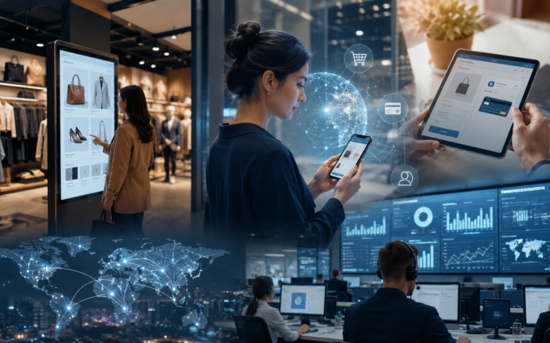 Representative image of agentic commerce in retail, showing how Tata Consultancy Services and Rezolve Ai aim to bring AI-powered product discovery, conversational shopping, and intelligent checkout workflows to global enterprises.