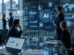 Representative image of enterprise AI analytics and autonomous workflow technology, reflecting Experian’s Ascend platform partnership with ServiceNow ahead of its FY26 earnings update.