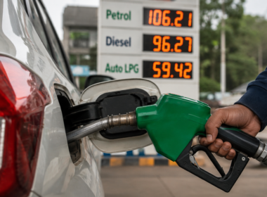 Representative image of a petrol pump in India as fresh petrol and diesel price hikes intensify pressure on inflation, household budgets, Reserve Bank of India policy choices, and the wider fuel price debate.