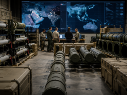 Representative image of a military command center and missile stockpile planning room as United States defence readiness faces new scrutiny after the Iran war depleted key Tomahawk, Patriot and THAAD inventories, raising concerns over Taiwan, Ukraine and Indo-Pacific deterrence.
