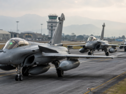 Representative image of modern fighter jets on an airbase runway as India’s proposed 114 Rafale fighter jet procurement from France raises focus on Indian Air Force modernisation, defence self-reliance, and regional air power strategy.