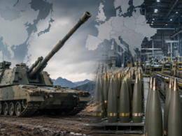 A self-propelled artillery vehicle and 155mm ammunition production line illustrate how Hanwha Aerospace and Rheinmetall are reshaping NATO’s artillery supply chain, with Korean howitzer exports and European shell manufacturing driving a new defence industry split.