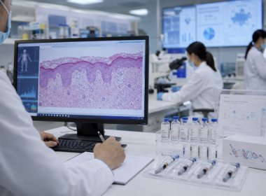 Representative image of biologics research as Akeso’s gumokimab approval strengthens China’s psoriasis drug market, autoimmune disease strategy, and domestic biotech growth story.