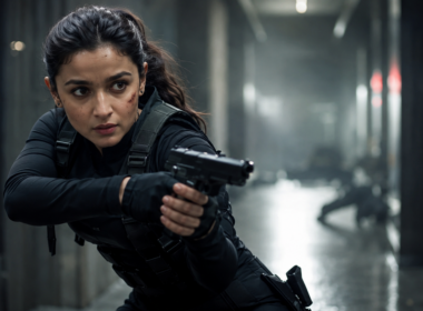 Representative image showing a female spy in a high-intensity action setting, reflecting how Yash Raj Films’ Alpha teaser positions Alia Bhatt at the centre of the YRF Spy Universe’s next theatrical bet.