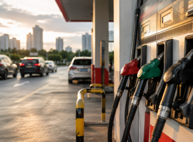 Representative image of fuel pumps at an urban gas station, illustrating how China’s gasoline and diesel price cut reflects weaker fuel demand, refinery pressure and shifting oil-market dynamics.