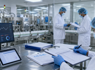 Representative image of a pharmaceutical manufacturing facility under quality review, highlighting how Cipla’s Goa plant VAI status from the United States Food and Drug Administration could ease regulatory concerns while keeping investor focus on approvals and execution.