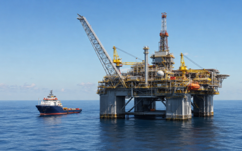 Representative image: Deepwater offshore oil infrastructure illustrates BP p.l.c.’s Kaskida and Tiber stake sale strategy as the company weighs capital recycling, Gulf of America growth and BP stock sentiment.