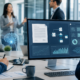 Representative image of AI-powered digital agreement workflows in a corporate office setting. The visual reflects Docusign’s push into Intelligent Agreement Management as investors assess whether enterprise automation can strengthen DOCU stock momentum.