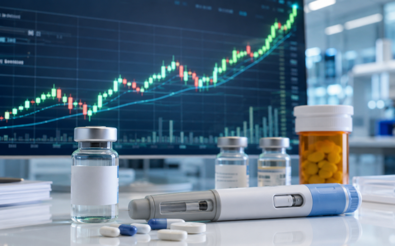 Representative image: Eli Lilly and Company’s record stock rally reflects growing investor confidence in its obesity-treatment portfolio, expanding cancer-drug prospects and improving Medicare access to GLP-1 medicines.